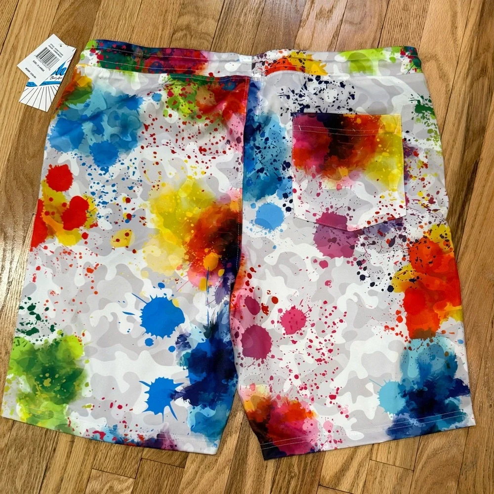 Fresh Prince of Bel Air The Drill Clothing Men's Multicolor Print Shorts XL - Picture 3 of 5